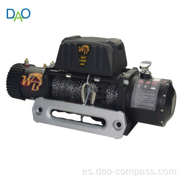 Cabrestante eléctrico de 13000 lb para 4x4 con cable de acero